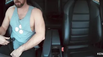 Edging with a Dildo into my Vehicle (Inside Outdoor)