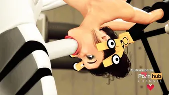 Sci-fi Sex Cyborg Fucks Rough a Beauty Dark Haired into the Restricted Area