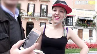 AMATEUR EUROPEAN - Liz Rainbow - Spanish chick Has To Shoot A