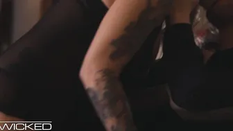 Tattooed Bae With Gigantic Jugs Getting Dicked Super Sexy - Wicked