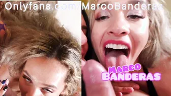 2 very Slutty Russian Girls Sucking Off a Spanish Penis
