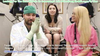 $CLOV - Big Boobed eastern Mina Moon Getting Humiliating Gyno Exam Required For