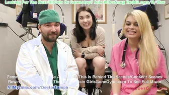 $CLOV - Big Boobed eastern Mina Moon Getting Humiliating Gyno Exam Required For