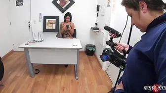 Lidy Silva doesnt miss an angle of the african man sucking off the