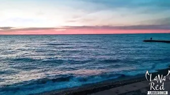 Sunsets & Big Dick - Amateur Babe Sucks Huge Cock in Public Beach