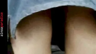 Stair porn video – Oldvid 2005 Flashing snatch boobs stairs vehicle legs butt