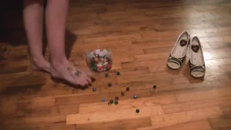 Picking up Marbles with my Foot