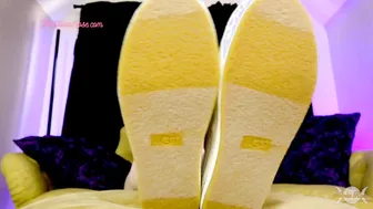 White Sweaty Slip-on Feet Worship Free Preview