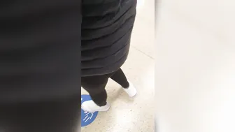 Step Milf Pulled off Pants Fucking Step Son during Quarantine on Supermarket