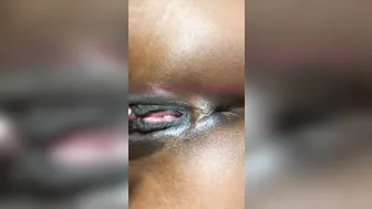 Turned On Black Fingered (close Up)
