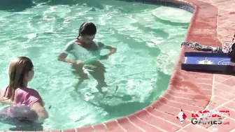 Aften Opal  Kylie Rocket Got Kinky inside the Pool