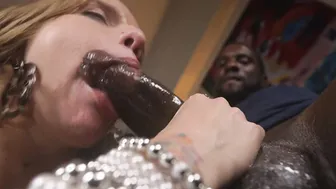 Crazy Skinny Russian Sofi Goldfingers little WHITE ASS RUINED by Yves Morgans big black dick - 4K Teaser