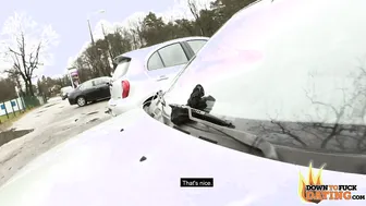 PublicSexDate - NERDY DARK HAIRED cougar FUCKS AND BLOWS INSIDE OUTSIDE ON HER FIRST DATE