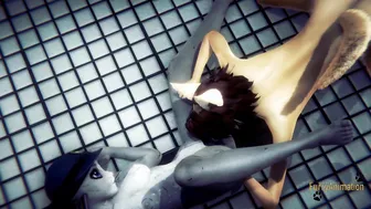 Zootropia Furry Anime - Judy Hopps inside a 3 Way