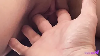 Thin Young BLONDE Unshaved Snatch Pulsates while Finger Fuck DEEP INTO - Kandy and Kane Amateur SEXKnK