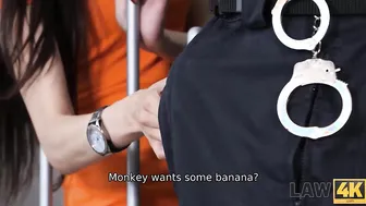 LAW4k. Beauty has vagina fondled by security officer penises