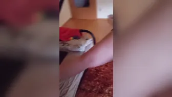 Slave has fun