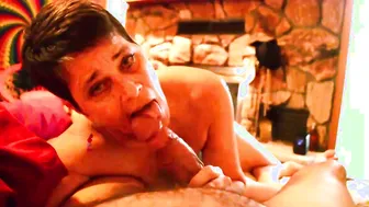 Grandmother knows how to handle huge dick