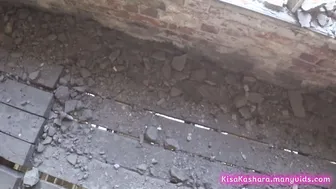 Quick Banged with Gigantic Creampie and Deepthroating into an Abandoned House with a Stalker point of view