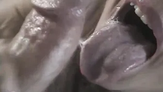 Justine Romee gigantic penis head