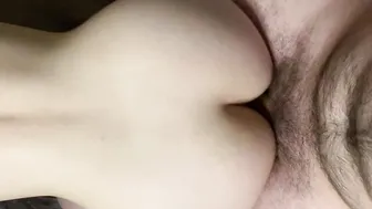 Anal herself planted a great butt on a cock