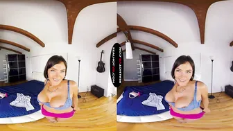 Fucking  Sucking Off my Gigantic Tit Stepmom behind Dads back