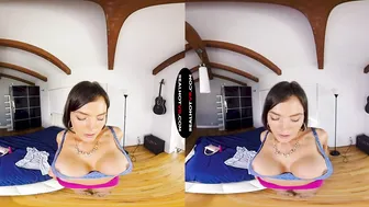 Fucking  Sucking Off my Gigantic Tit Stepmom behind Dads back