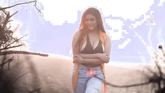 Megha sari shoot Videos 