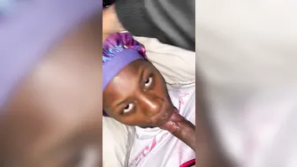 She Bombshell with a Cock inside her Mouth