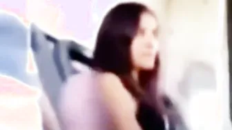 2 Strangers into a Bus the Woman Watches this Penis Exposed she wants that Penis