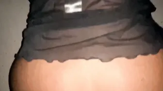 Bombshell Black Gigantic Butt inside Ebony Panties Fae down Stuck into Washer Booty up got Plowed Doggystyl