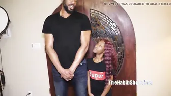 Goddess four toes tall mini stallion fucks large big black dick ever