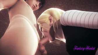 Dragon Ball 3D Animated - C18 Blows and is Banged