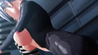 Vice President after School into a Leather Suit (Prison School)