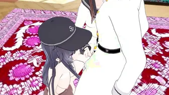 Kancolle: Hibiki Akatsuki Inazuma Ikazuchi Gang Bang Banged with Admiral
