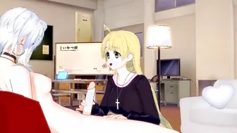 [DxD] Futanari Koneko Pounded Asia(3d Animated)