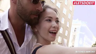 BITCHES ABROAD USA 18 year old Yo Angel Smalls Anal Sex With Euro