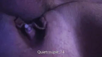 Filling her with cum