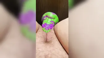 Chubby BBW Ride Tentacle Rough to Groaning Orgasm