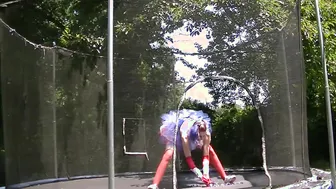 4th of July Fun on the Trampoline