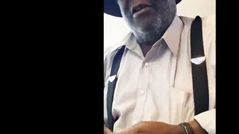 Older ebony man jew game #3 Lay up and do
