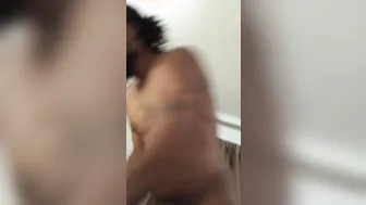 big black dick with Pittie White Bunny