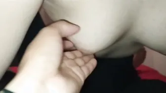 Goddess Wifey has Blindfolded Sex inside Hotel with her Gf Part two