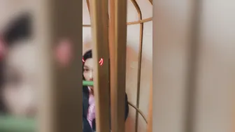 Cartoon bimbos Dance inside a cage-BambiettaValentain