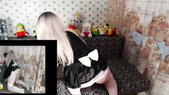 Развлечения с горячей горничной