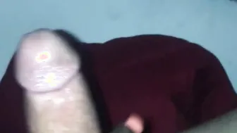 Throwing that creamy cunt all over that long glazed donut