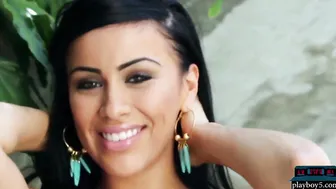 Big jugs hispanic models showing off their luscious bodies for Playboy