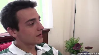 Finding my wifes mother toying turned on twat