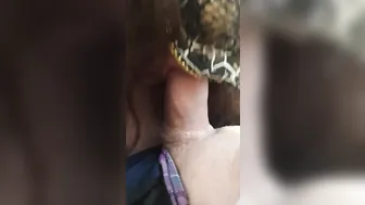 Hand and Head for my Hubby on his Return from Work - he Jizzes inside my Mouth