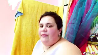 Intense Fat and Ugly 19 Year Old gotten Defloration Sex by Tiny Dude
